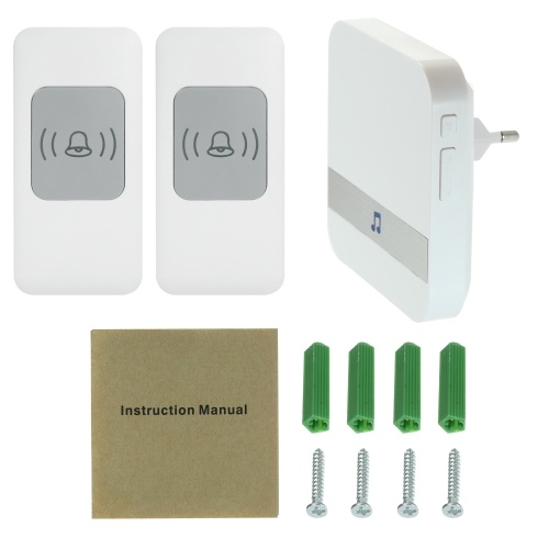 

Беспроводной Smart Ding-dong Doorbell с 1 * внутренним блоком 2 * Наружный блок