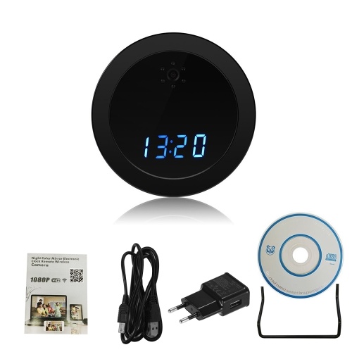 

HD 1080P WIFI Скрытая камера с будильником