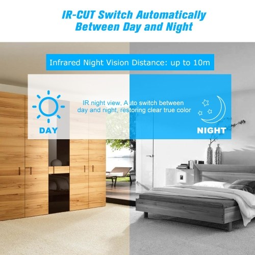 

HD 720P Megapixels 185 Degree Wireless WiFi Network IP Camera