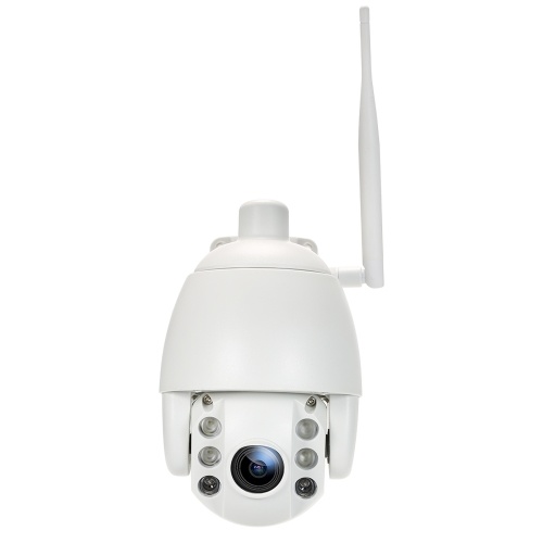 Telecamera di sicurezza PTZ WiFi PTZ da esterno 1080P (zoom ottico 5X) Telecamera IP wireless