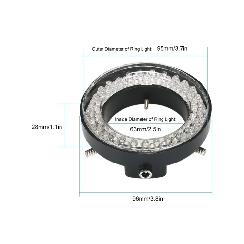 

Adjustable 56 LED Ring Light Illuminator Lamp