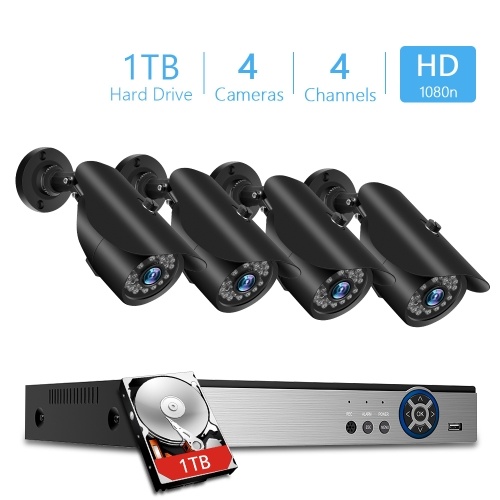 4CH 1080P Security Camera System