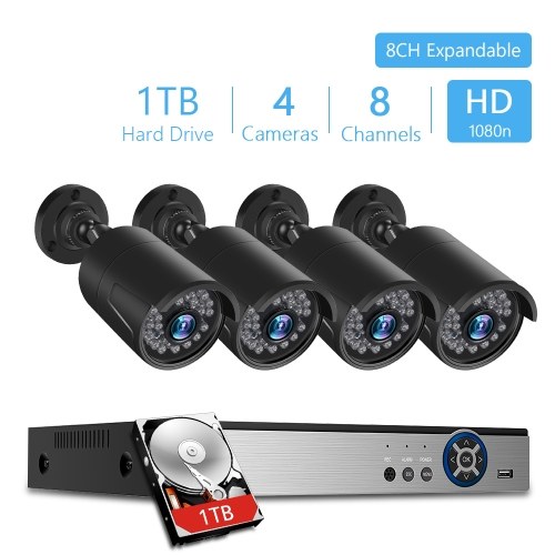 

4CH 1080P Camera Security System