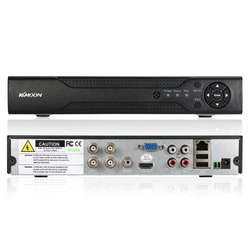 KKmoon 4 Kanal 1280*720P CCTV Netzwerk DVR H.264 HD Outdoor Sicherheitssystem Alarm Email