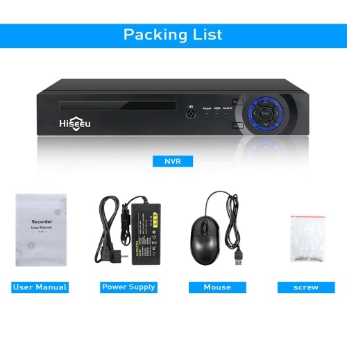 8CH NVR PoE Network Video Recorder