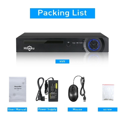 8CH NVR PoE Network Video Recorder Supported 4CH 5MP,8CH 4MP/3MP/1080P Any ONVIF IP Camera
8CH NVR PoE Network Video Recorder Supported 4CH 5MP,8CH 4MP/3MP/1080P Any ONVIF IP Camera
