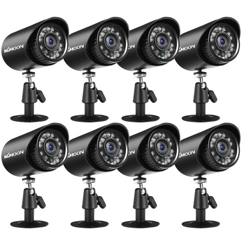 

8pcs Full HD 1080P 2MP Security Analog Cameras