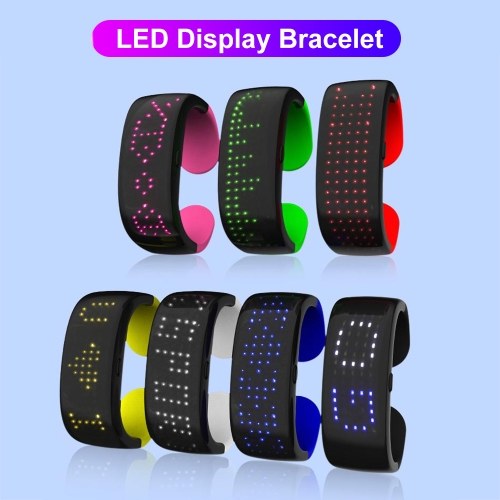 

Glowing Wrist Band LED Sports Slap Flash Bracelet