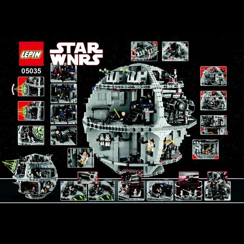 

LEPIN 05035 3803pcs Star Wars Series Death Star Building Blocks Kit Set