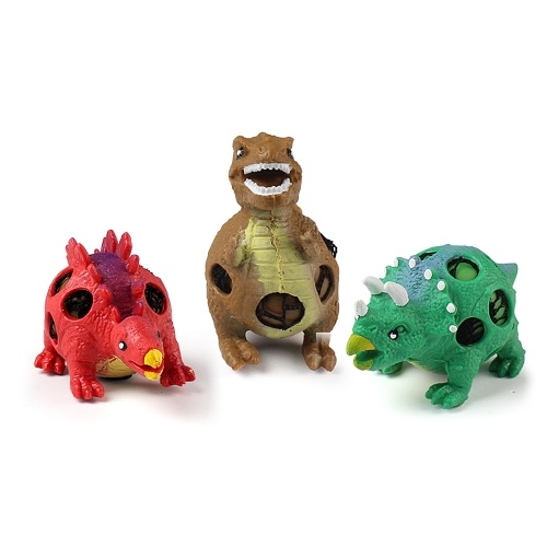 

3Pcs Dinosaur Stress Squeeze Toys
