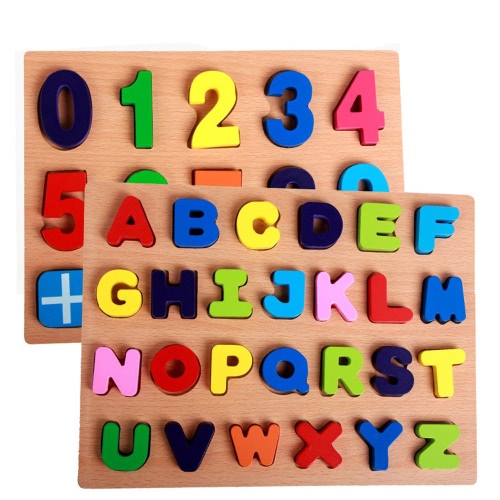 Two Types of Wooden Number  Educational Toys