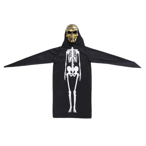 

Halloween Costume Scary Skeleton Mask Ghost Clothes Festival