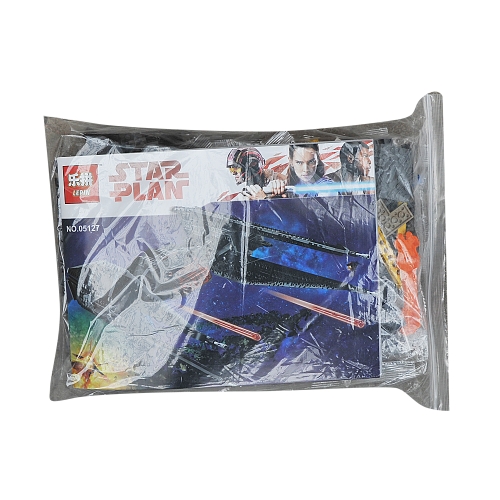 

LEPIN 05127 705 шт. Звездные войны. Эпизод VIII. Кий Рен. Галстук-истребитель. Звездные войны. Космический корабль. Набор строительных блоков. Комплект пластиковых пакетов.