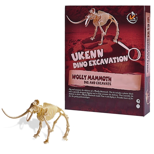 

Ultimate Dinosaur Science Kit–Dig Up Skeleton and Assemble a Mammoth - Large