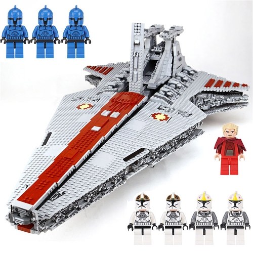

LEPIN 05077 6125 шт. Серия Звездных войн Серия UCS Star Set Разрушитель Cruiser ST04 Комплект комплектов строительных блоков - Пакет из полиэтиленового пакета