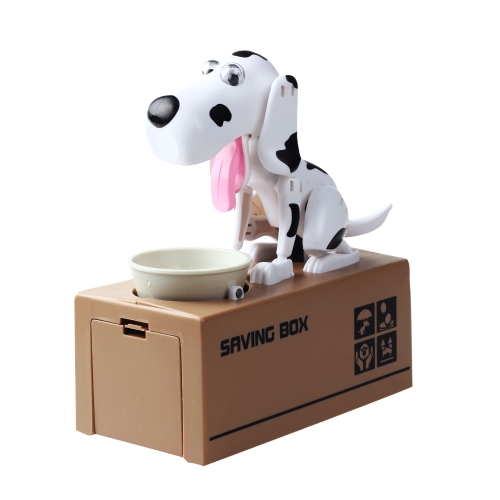 

1 Piece Cute Greedy Robotic Dog Model Bank Automatic Money Save Pot Coin Collection Box Moneybox Gifts for Kid Style 1