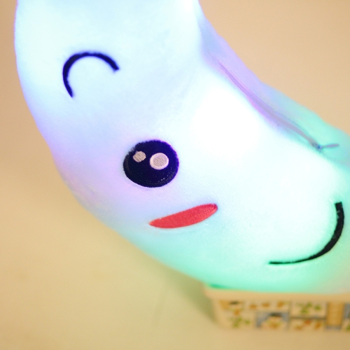 

Cute Colorful Sleep Luminous Soft Flashing LED Light Moon Pillow - Style 1 Only LED Light