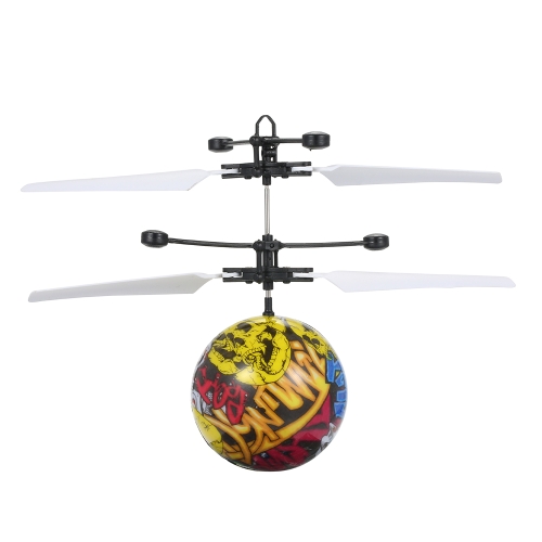 

Levitated Luminous Flying Ball Intelligent Helicopter Infrared Induction Flash Flyball LED Light-Up Toys Kids Toy Gift Style 1