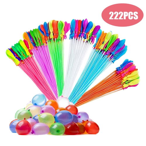 222pcs Bunch Balloons Magic Colorful Water Balloons