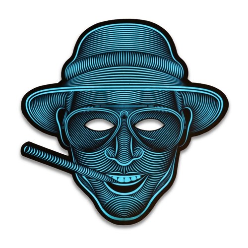 

Звуковая активированная светящаяся лампа Halloween LED Mask Sound