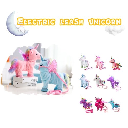 

Electric Plush Rainbow Unicorn Stuffed Animals Toys