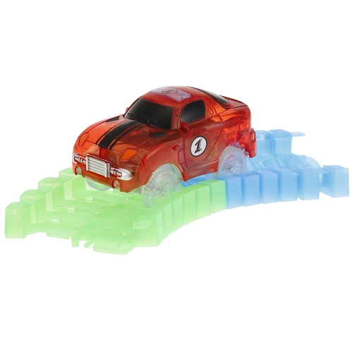

Блеск-трек Race Car для 55-миллиметровых треков Twister Neon Glow in Darkness для детей
