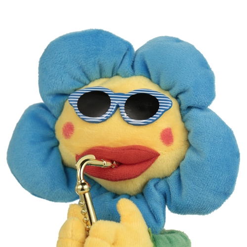 

Singing and Dancing Flower Enchanting Sunflower with Saxophone Soft Plush Funny Creative Electric Toys Stuffed Toy