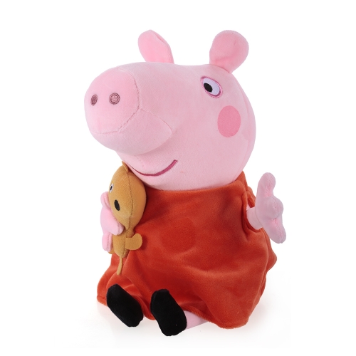 

Оригинальный бренд Peppa Pig 30см Peppa фаршированный плюшевый игрушечный семейный кукла Рождественский новогодний подарок для детей