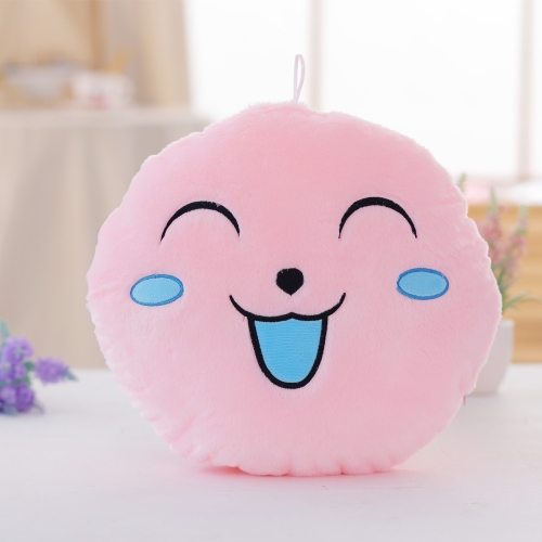 

Luminous Soft LED Colorful Sweet Round Smiling Face Stuffed Plush Toy Night light Pillow Cushion Decorative Emoji Pillows White St