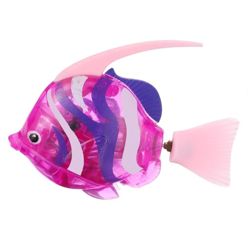 

Fancy Toys Electronic Robot Shining Swimming Electric Fish Toy Children Kids Playing Water Toy Aquatic Decor