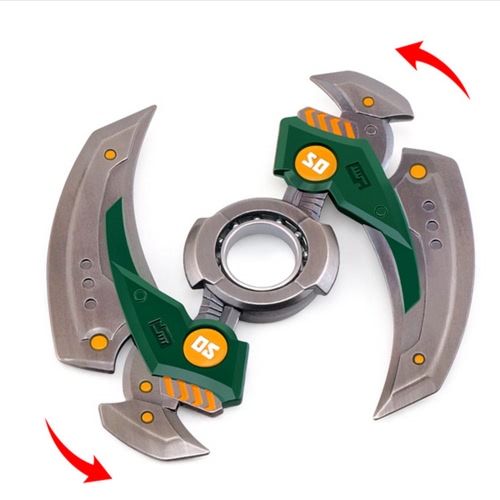 

Metal Fidget Finger Stress Hand Bearing Rotating Spinner Darts EDC ADHD Toys Focus Widget Portable