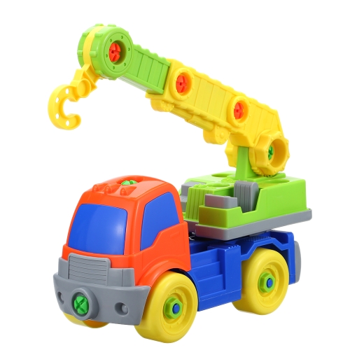 Baby Kids Puzzle Brinquedos educativos Crianças Desmontagem Assembléia Cartoon Car Gift Excavating Machinery Toy Excelente para diversão Playing Style 1