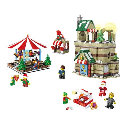 

JJR/C Christmas Series 1003 1595pcs Pleasure Ground Scene Educational Building Block Bricks Toys