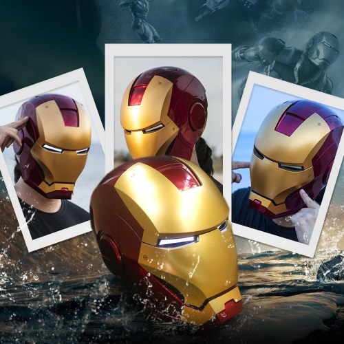 

Супер герой Iron Man 1/1 Mark7 Wearable Helmet Full Scale Mask Replica для вечеринки для вечеринок для детей
