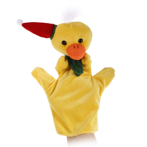 

Animal Hand Puppet Cute Cartoon Christmas Duck Plush Toys Hand Plush Doll Child Christmas Gift Toys