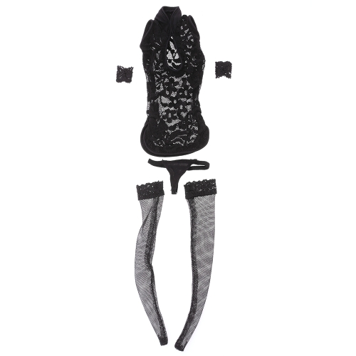 

1/6 Lace Cheongsam Dress Clothes Stockings Sexy Underwear for 12inch Female Action Figure Toy