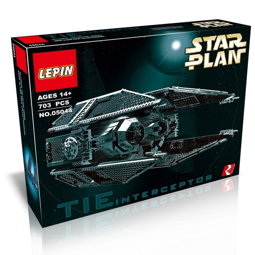 

Оригинальная коробка LEPIN 05044 703pcs Limited Edition TIE Interceptor - Звездные войны Космический корабль Строительные блоки Kit Set