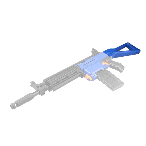 

Рабочие AK Style Modification Плечевые комплекты для Nerf Toy Gun - Blue Transparent