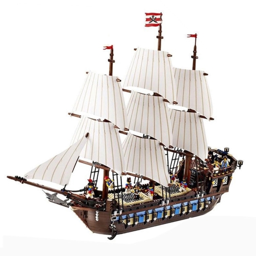 

LEPIN 22001 1717pcs Technic Series Пираты Императорский флагманский модельный кирпич для строительных блоков - Пластиковый пакет