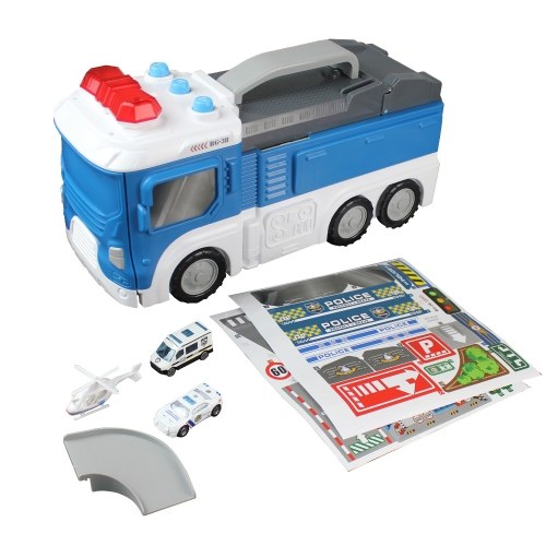 

Assembling Police Car Multi-functional DIY Building Car