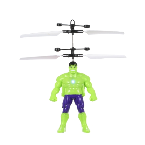 

Cool Flying Cartoon Figure based Electric Ball Helicopter Infrared Induction Toy Drone Lamp Children Toys Style 1
