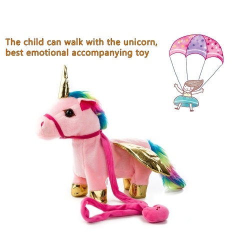 

Electric Plush Rainbow Unicorn Stuffed Animals Toys