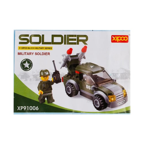 

3 Sets XIPOO Military Series XP91006 Soldier XP91007 Desert Defend Soldier XP91008 Commando Special Troops Educational Building Blocks Toys