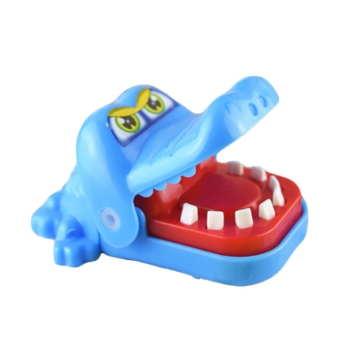 

Cute Small Crocodile Mouth Dentist Green Bite Finger Game Toy Home Family Games Gifts Biting Funny Toys for Children Kid Adult Blue Yellow Delivery at Random