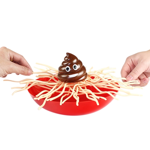 Shit Falling into The Bowl Fun Mini Noodles Balance Game Parent-children Interaction Toy Funny Kids Toys Board Table Games