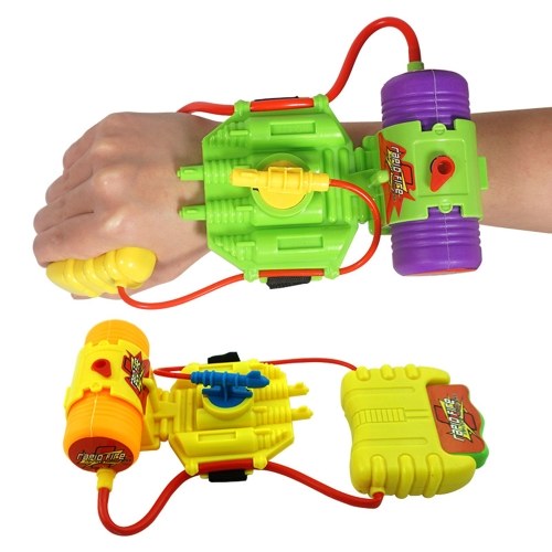 

5M Range Wrist Water Shooting Toy Plastic Swimming Pool Beach Outdoor Shooter Toys Blaster Sprinkling Game (Random Color)