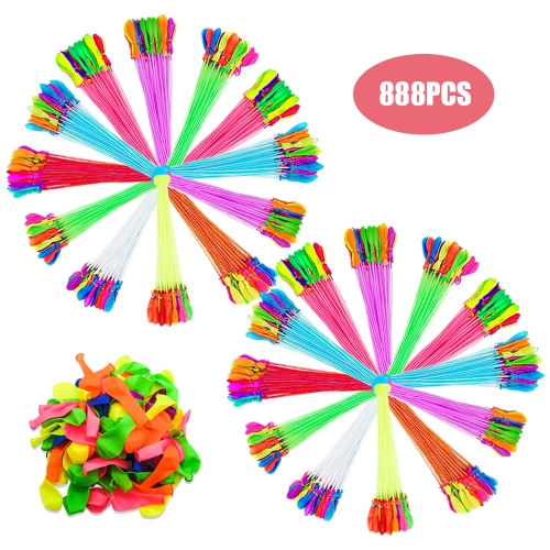 888pcs Bunch Balloons Magic Colorful Water Balloons