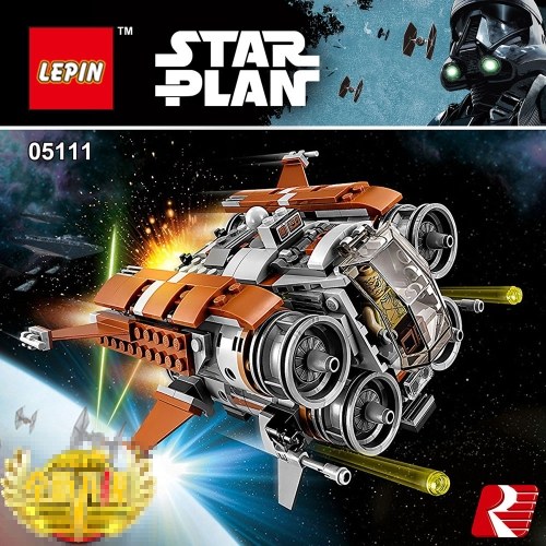 

LEPIN 05111 482pcs Star Wars Series Jakku Quad Jumper Building Blocks Kit Set