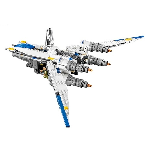 

LEPIN 05054 679pcs Star Wars Series Rebel U-Wing Fighter Building Blocks Kit Set - Plastic Bag Package
