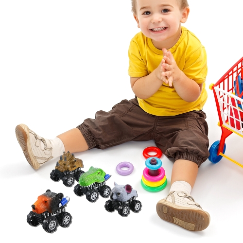 

Cute Animal Model Truck Pull Back Car